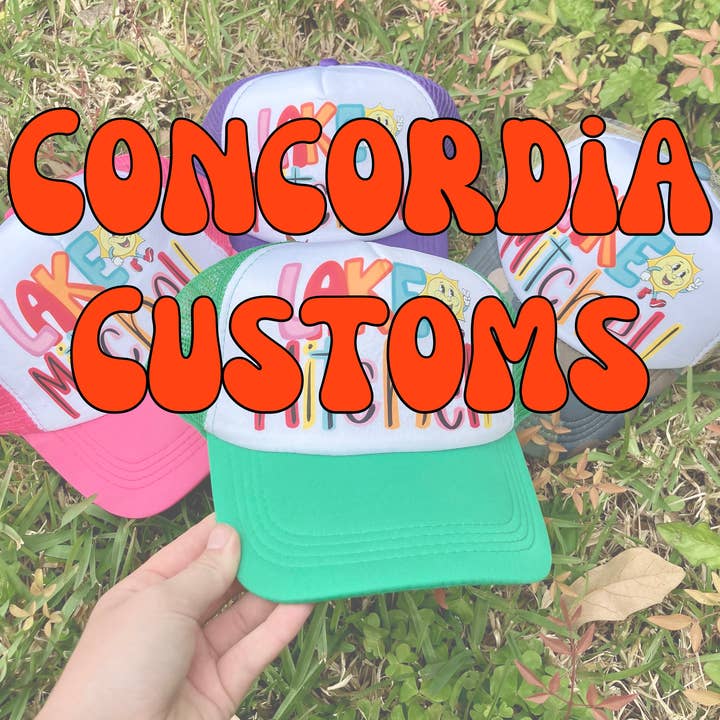 Lake Concordia trucker hat for wholesale by on the Bayou