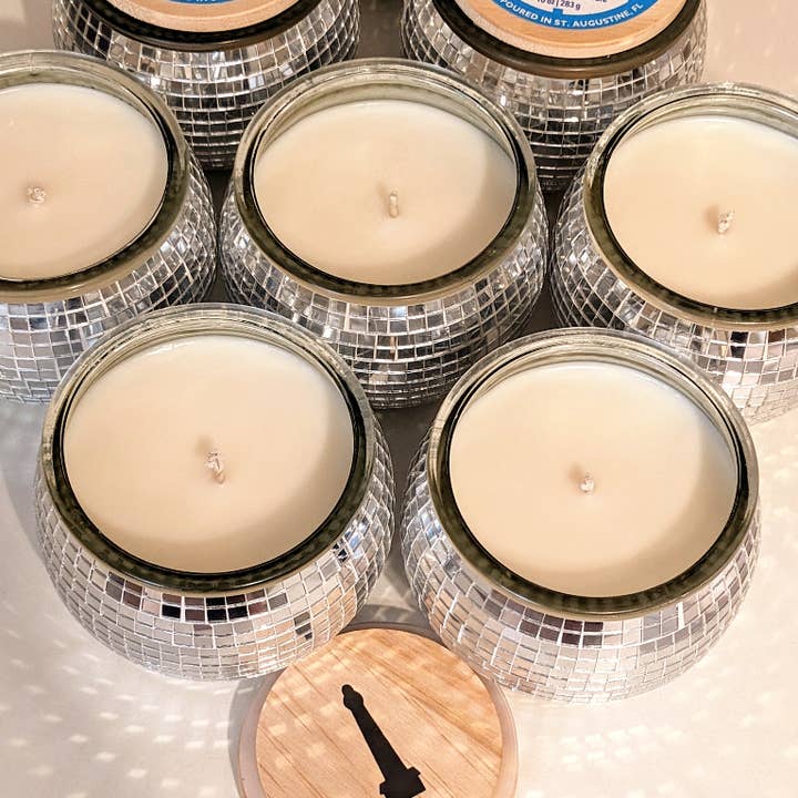 Bougie Vida - Wholesale Jar/Filled Candle - Disco Ball Soy Candle - 10 oz3