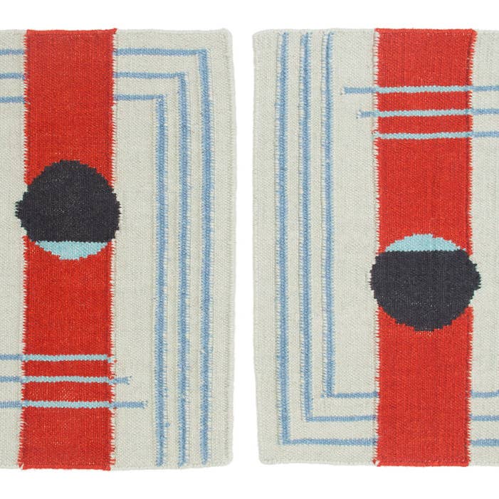 Arris Placemats - Fire (set van 2) voor wholesale door Ugly Rugly
