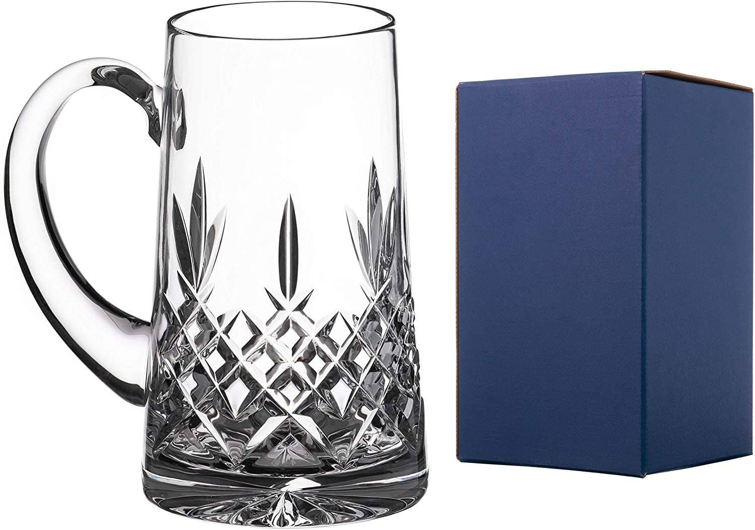 DIAMANTE - Wholesale Beer Glass/Mug - Beer Jug Or Tankard - 24% Lead Crystal Tankard With Blank E1