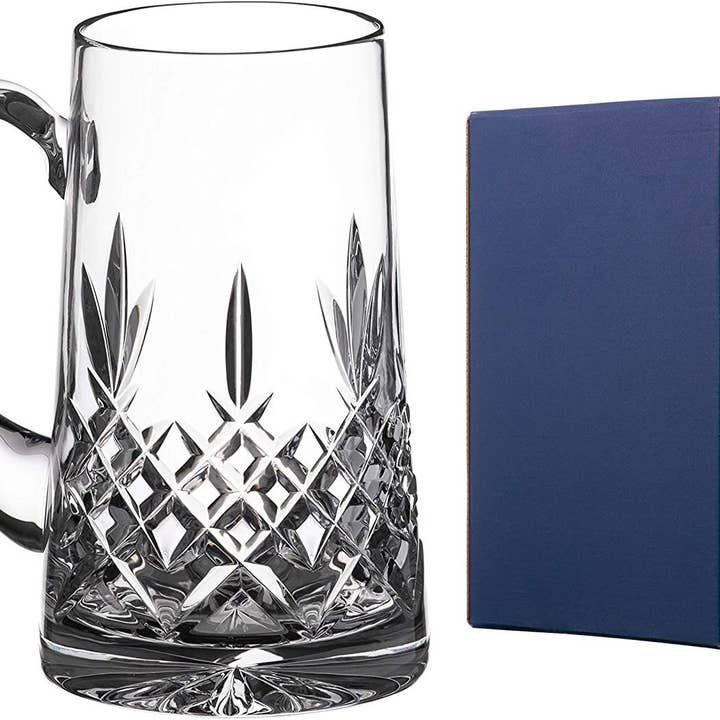 DIAMANTE - Wholesale Beer glass/mug - Beer Jug Or Tankard - 24% Lead Crystal Tankard With Blank E1