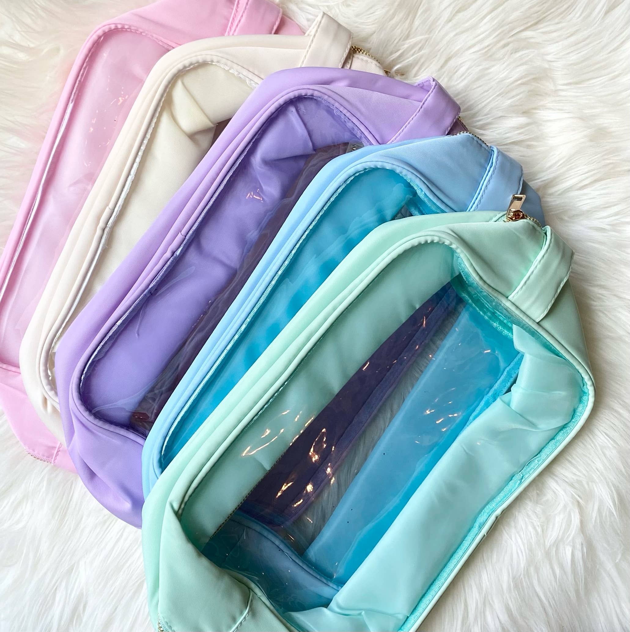 The Loki Shop – wholesale Pouch – Women’s – Clear XL Nylon Zipper Pouch0