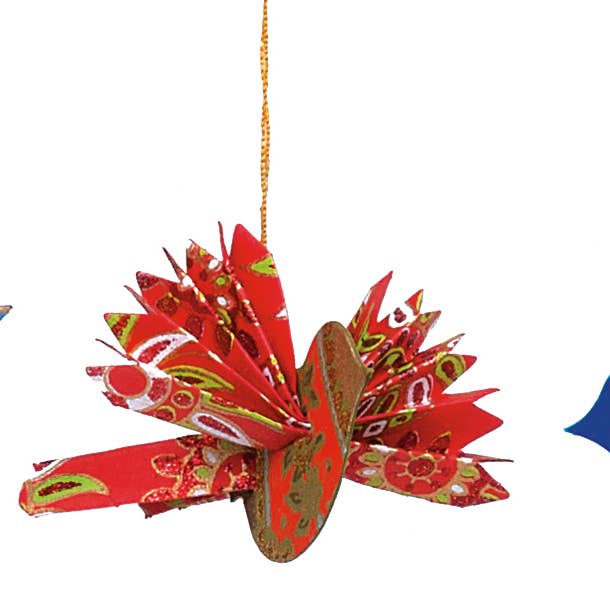Triloka - Wholesale Ornament Set - Origami Bird Tree-free Ornaments - Set of 30