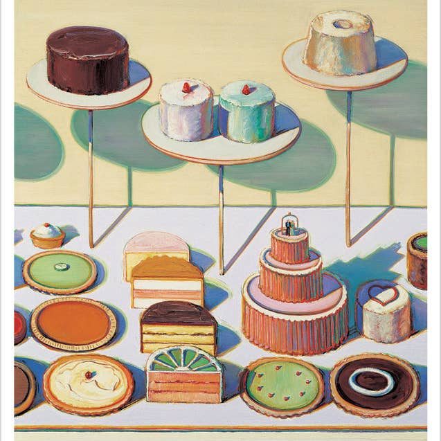 Pomegranate - Wholesale Stationery/Notecard Set - Wayne Thiebaud: Cakes and Pies Notecard