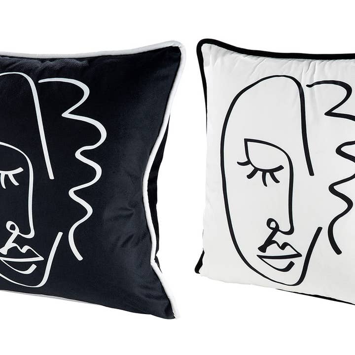 Fabric cushion “Visione” VE 4 so for wholesale by Gilde Handwerk Macrander GmbH & Co. KG