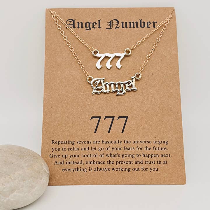Mio Queena - Wholesale Pendant/Charm Necklace - Angel Lucky Number 1-9 Combination Necklace6