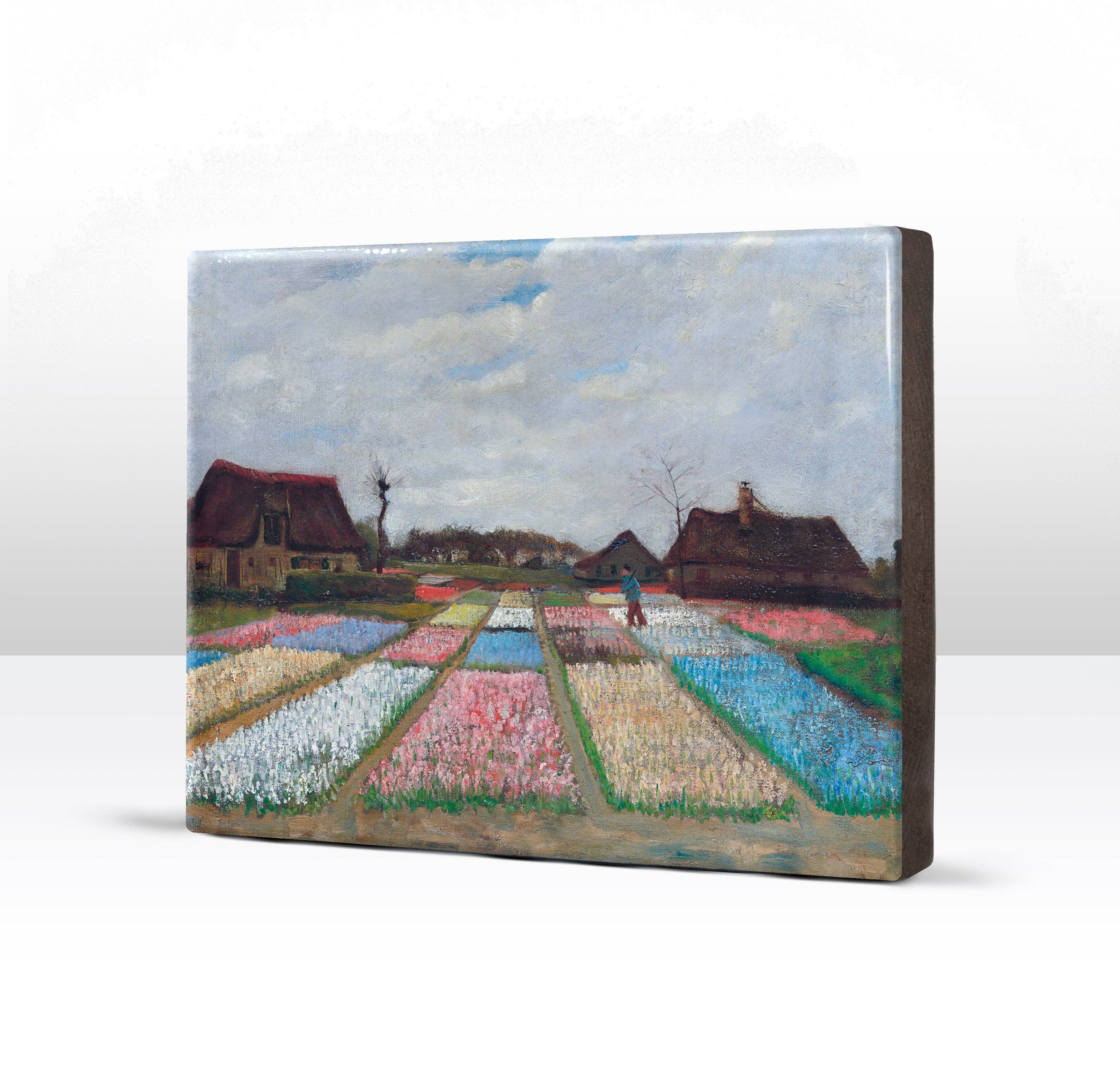 Laqueprint - Vente Affiche d'art - Laqueprint - Parterres de fleurs en Hollande - Vincent van Gogh - 26 x 19,5 cm - LP2022