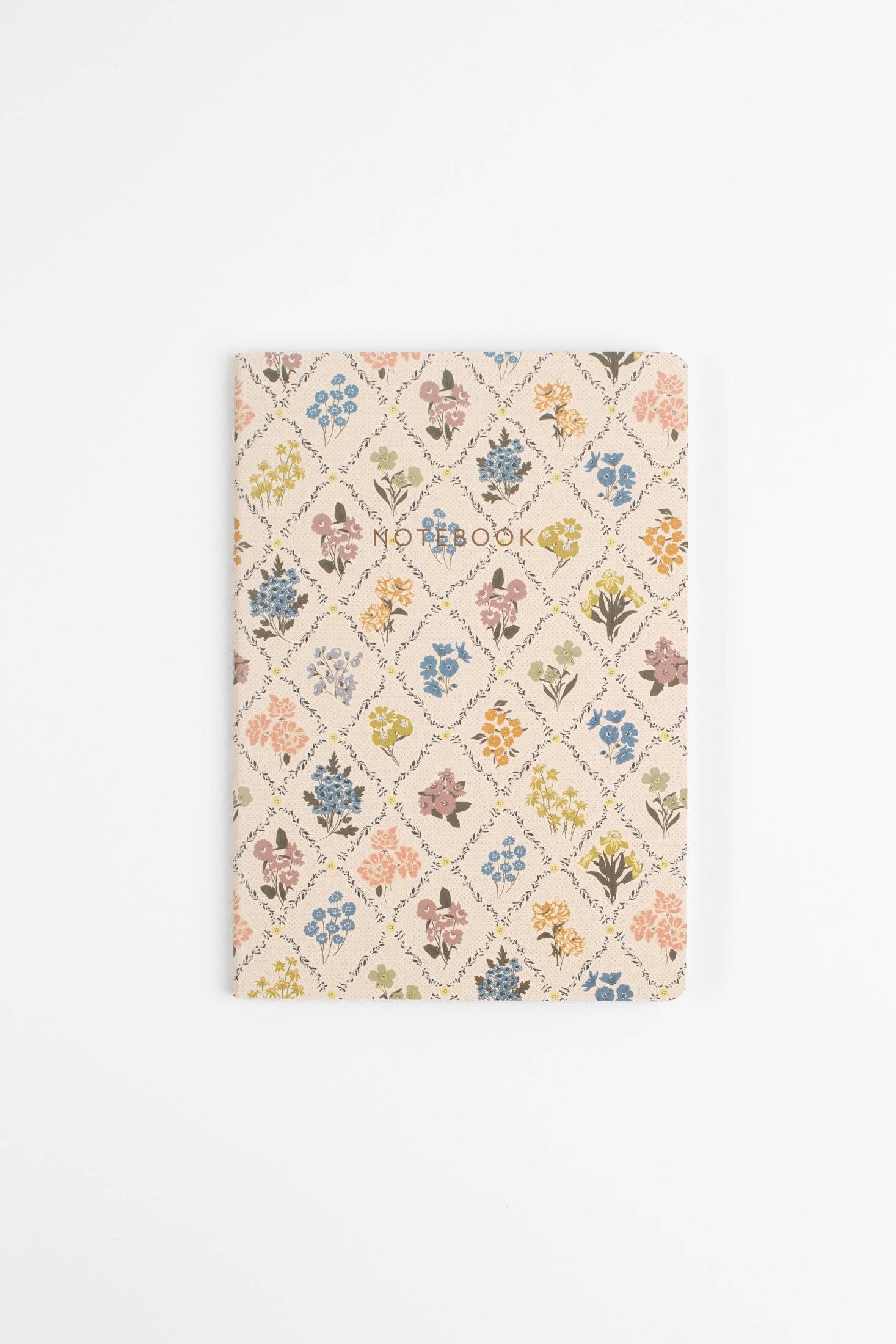 Flowerie - Wholesale Notebook - Reverie Floral Notebook Set | 3 Softcover Lined Journals2