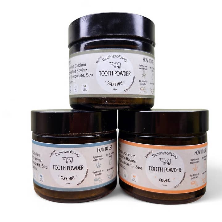 Xylitol-Free Tooth Powder for wholesale by JML Soaps