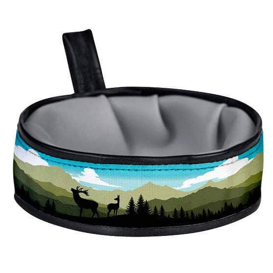 Tazón de viaje plegable Trail Buddy para perros - Elk Ridge para venta al por mayor de Cycle Dog