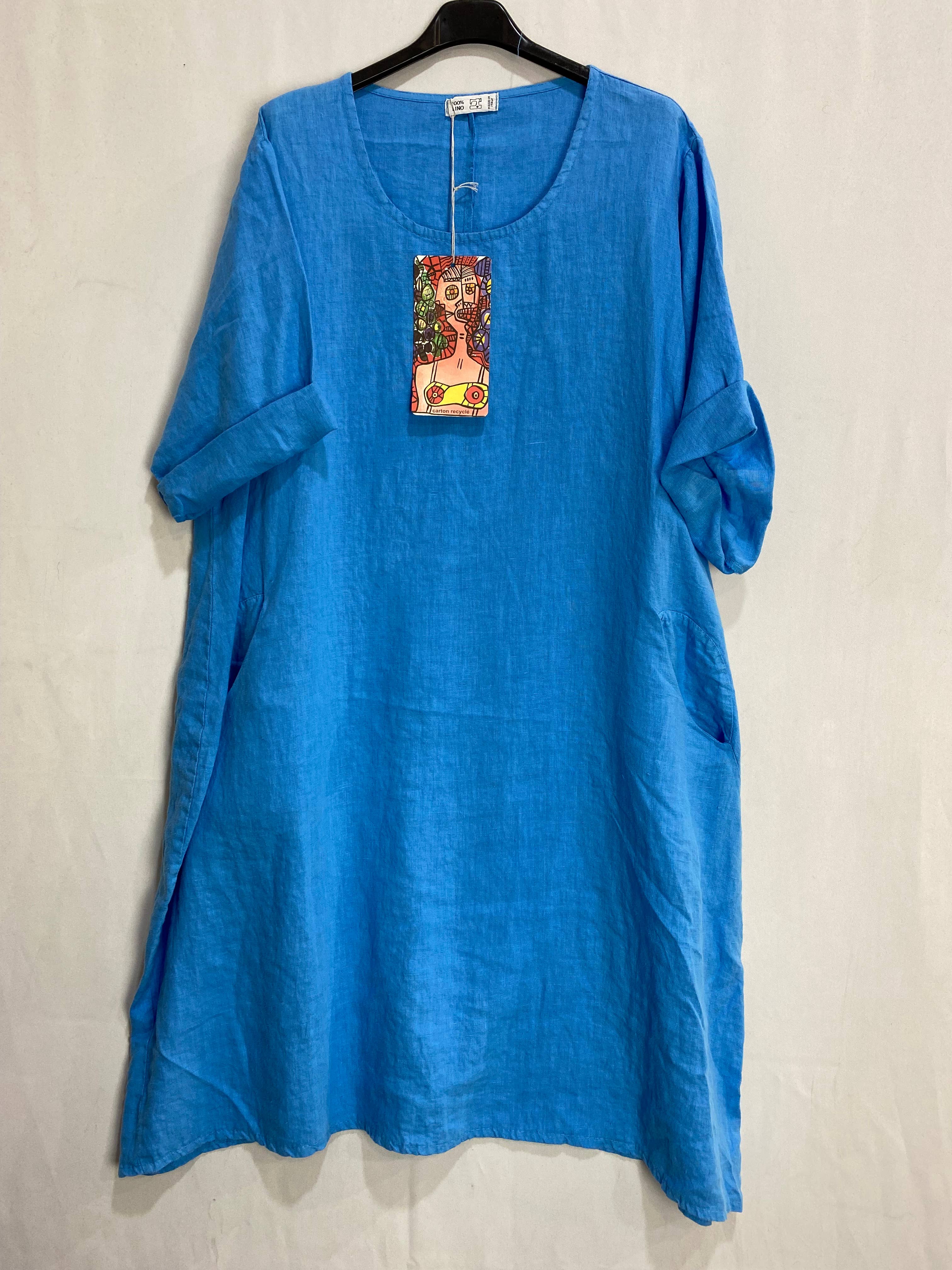 LINEN & COTTON HOUSE – Großhandel Kleid – Damen – Leinenkleid 167 Frühling Sommer Kollektion7