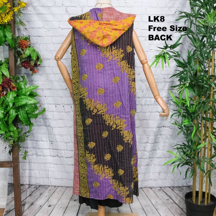 Karma Nepal Crafts - Wholesale Kimono - Women's - Bohemian Kantha Open Duster7