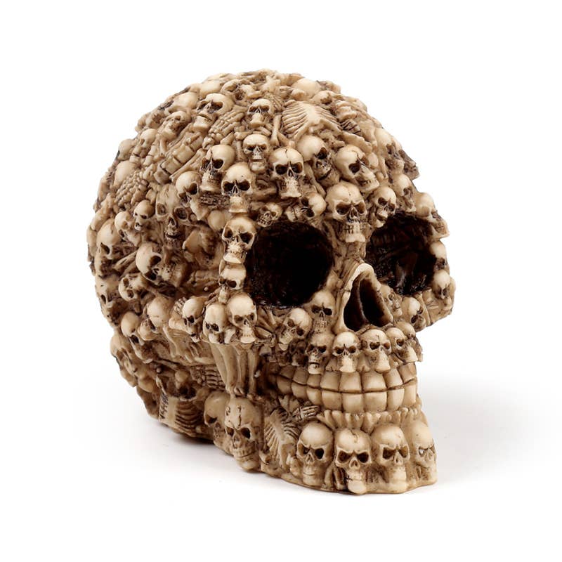 Puckator Ltd – wholesale Ornament – Multiple Skulls Head Decoration1