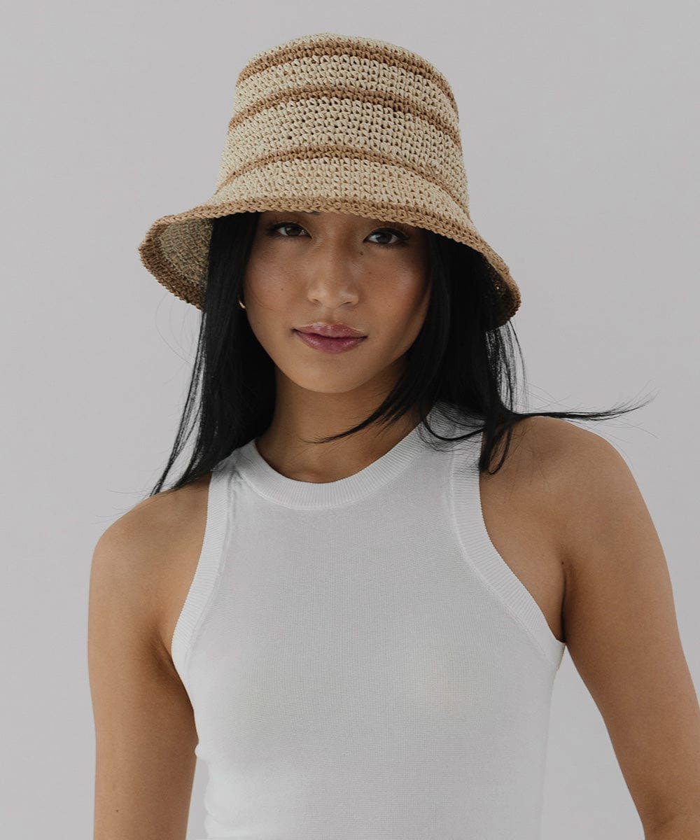 Gigi Pip - Wholesale Bucket Hat - Women's - Sal Crochet Bucket Hat10
