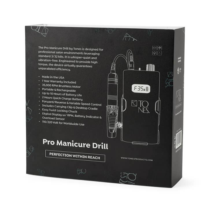 Tones Acrylics | Gels | Nail Art | Nail Tools & Accessories - Wholesale Nailcare Set - Pro Manicure Drill5