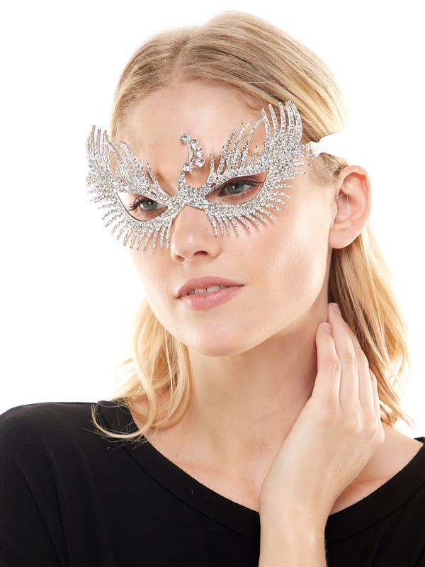 KBW Global Corp. - Wholesale Costume - Unisex - Phoenix Crystal Mask