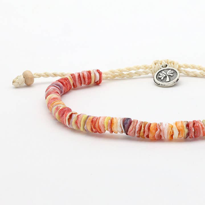 Pineapple Island - Venta al por mayor Pulsera tobillera - Tobillera Ahiki Natural Bead, tobillera de playa de Pineapple Island