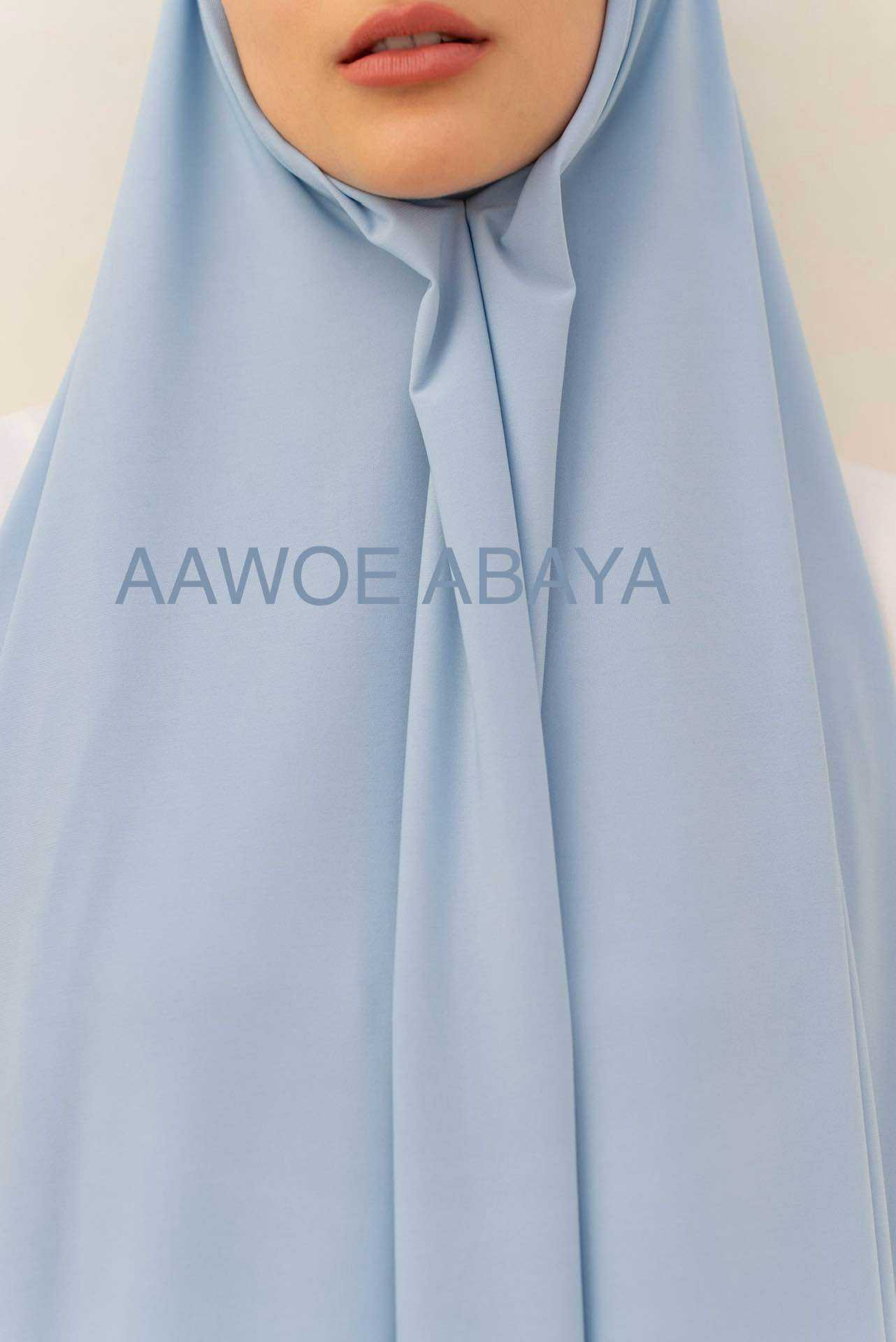 Aawoe Abaya – Engroshandel Hijab - Dame – Hijab rektangel i jersey med bindebånd - 70x200 cm - 24841