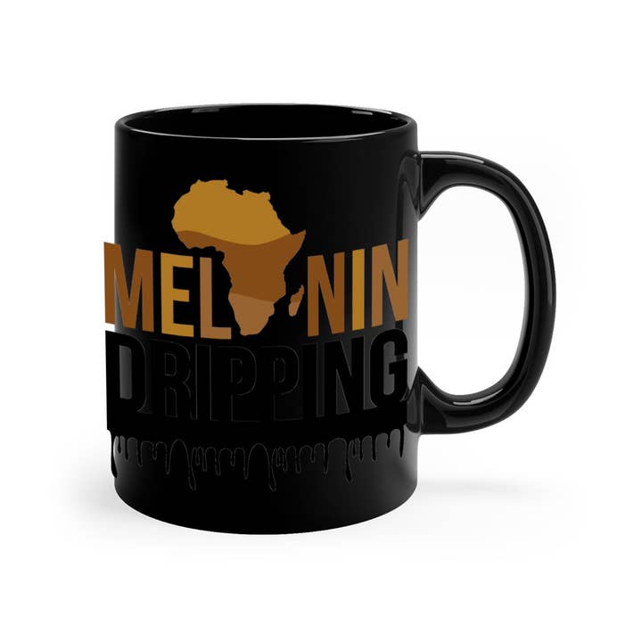 crazy for mugs – wholesale Kaffekoppar – melanin droppande 182 #- svarta ord - Fraser-mugg/kaffekopp