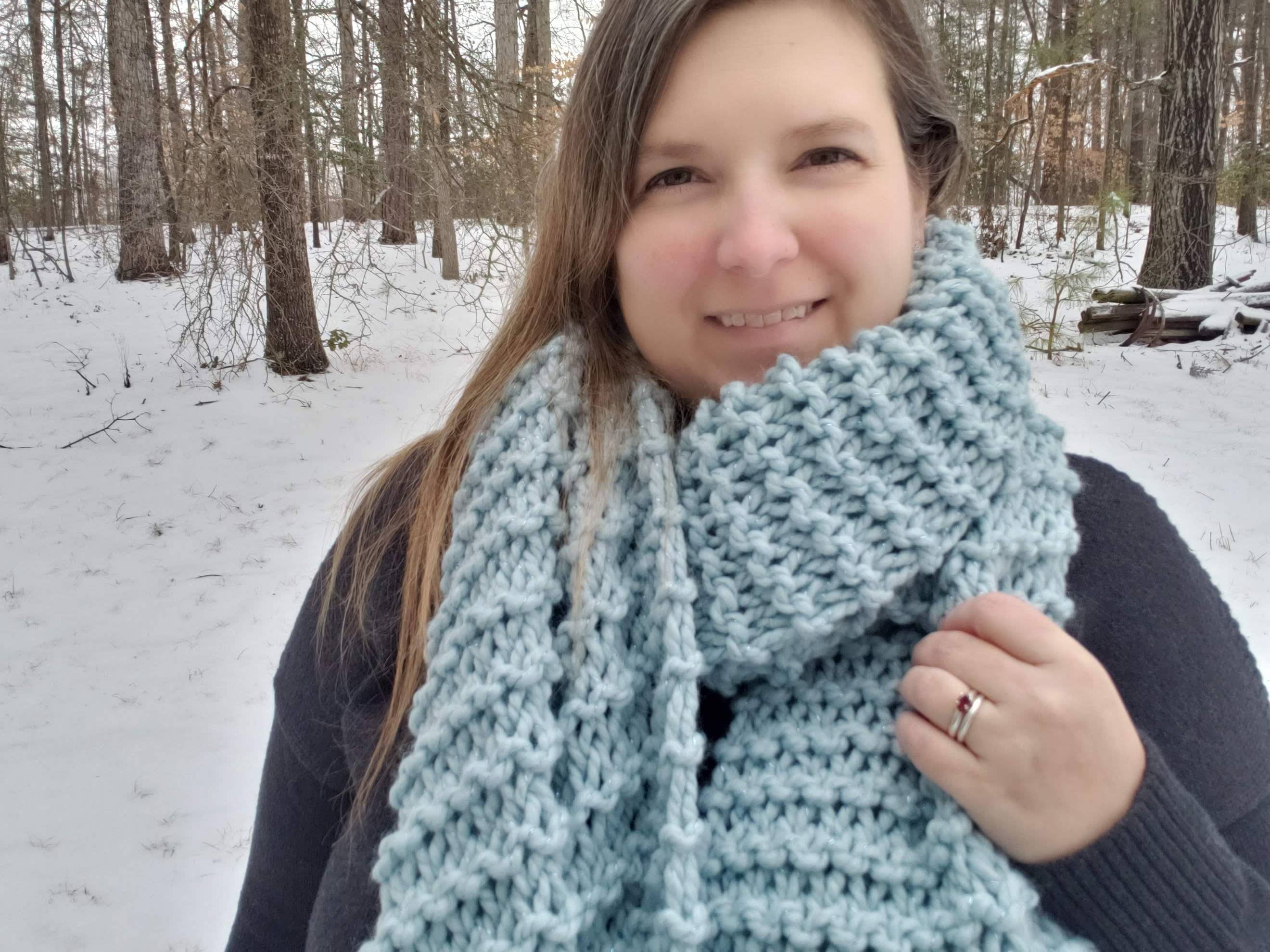 RamsGirl Design - Wholesale Knitting/Crochet Supplies - Chunky Infinity Scarf Beginner Knitting Kit5
