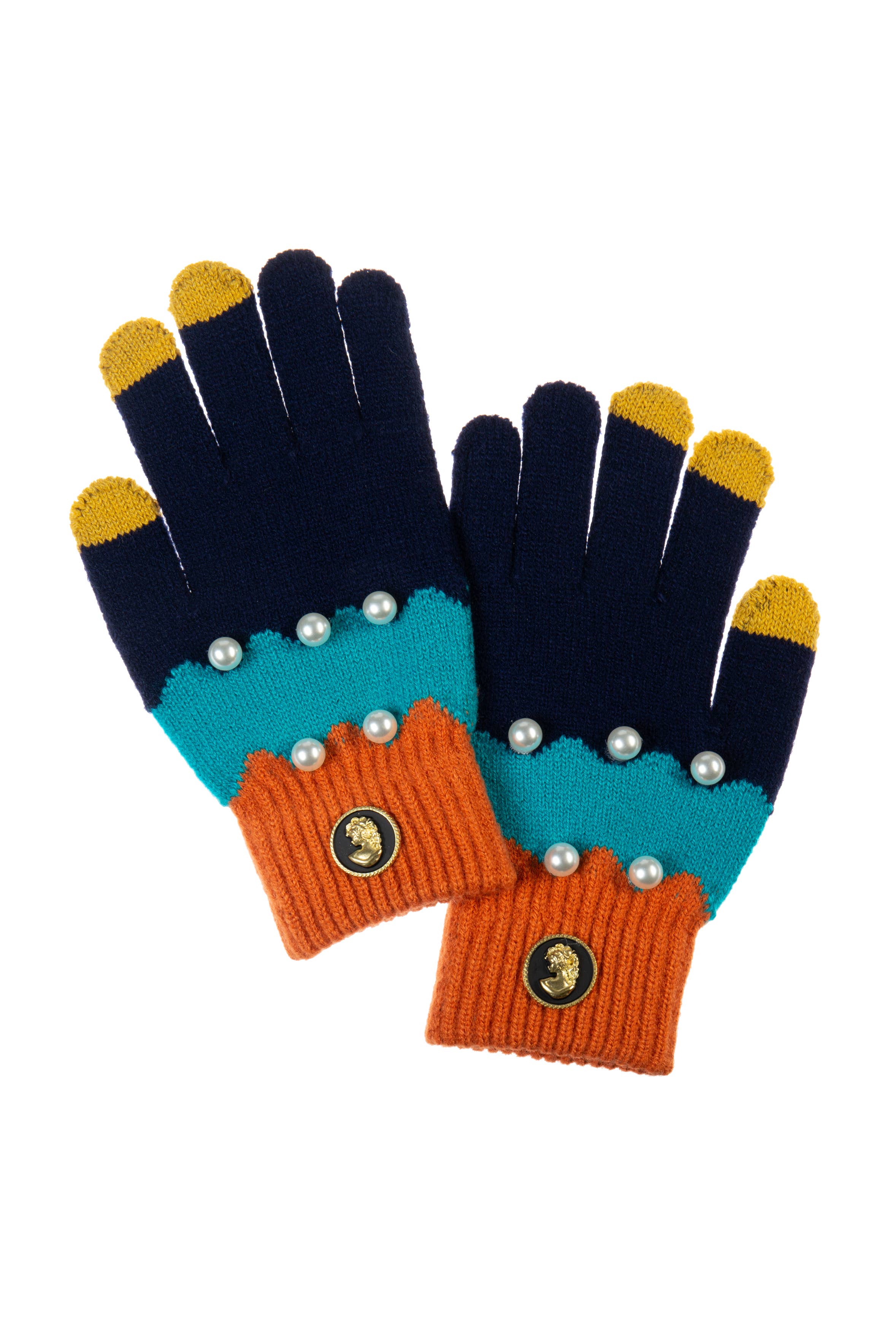 Ole – Großhandel Handschuhe – Damen – Passende Touchscreen-Handschuhe in Perlmuttfarben 2