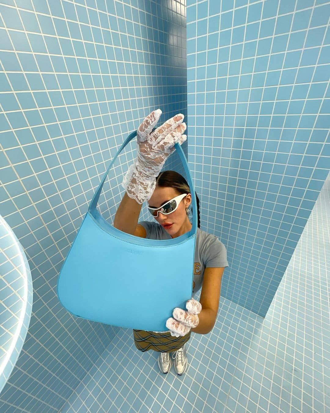 Glynit - Wholesale Shoulder Bag - Women's - Lexi bag CRYSTAL BLUE3