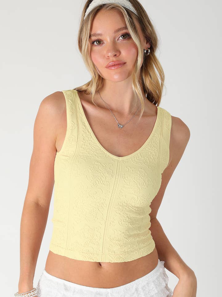 NS8439 - Top Texturizado de Encaje Reversible para venta al por mayor de NIKIBIKI