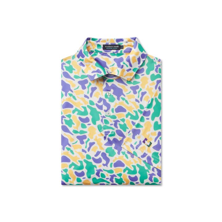 Marsh Performance Polo - Uptown Camo for wholesale by Southern Marsh