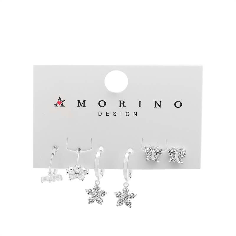 AMORINO SRL – wholesale Smycken – Set med 6 örhängen med zirkon - YK24118B7680