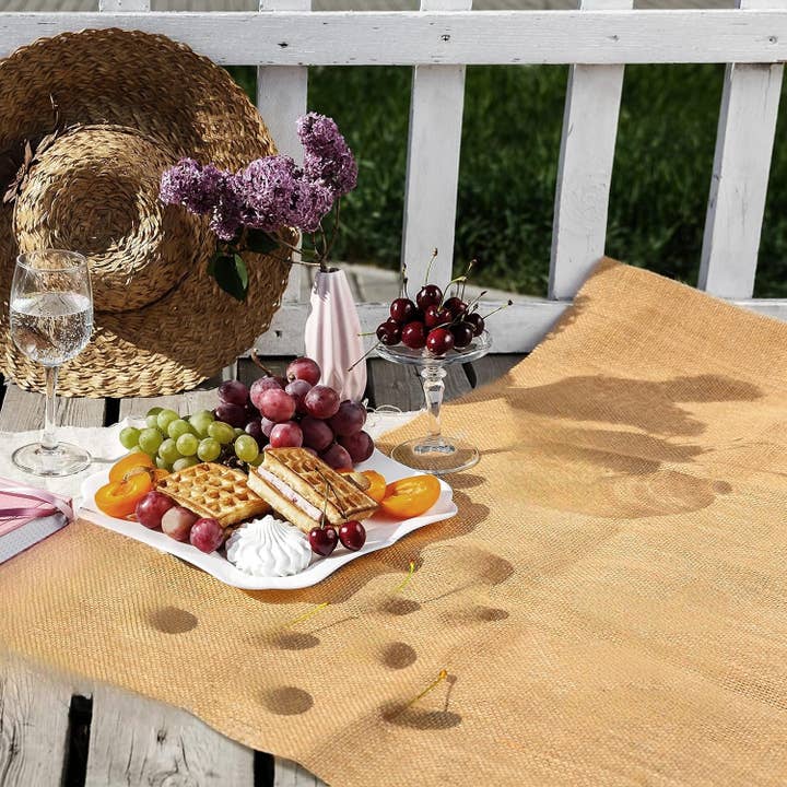 Alo Organic International - Wholesale Craft Supplies - Natural Jute Burlap 40"x15 Ft. Sewing & Craft Fabric8