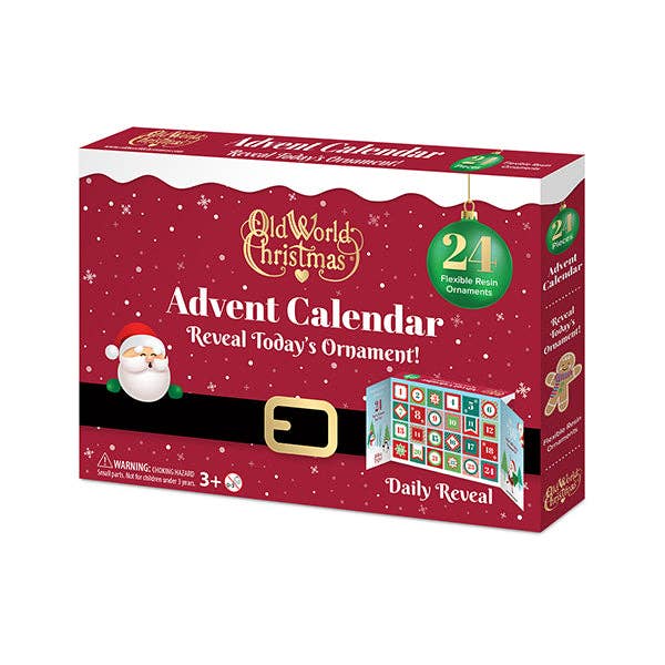 Ornaments Advent Calendar for wholesale by Old World Christmas
