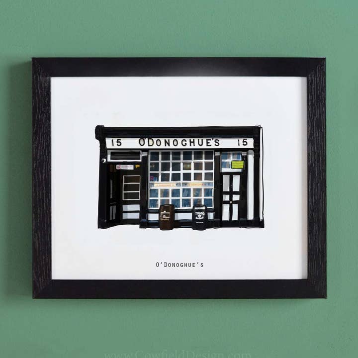 Pubs ilustrados de Dublín para venta al por mayor de Cowfield Design