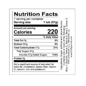 Fluff gourmet fairy floss - Wholesale Cotton Candy - Nola Tigers Blood Cotton Candy 1