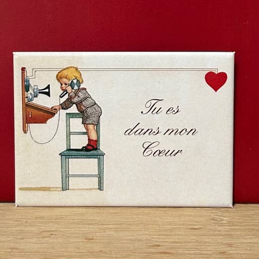 Magnet "You are in my Heart" for wholesale by LUDOM EDITION