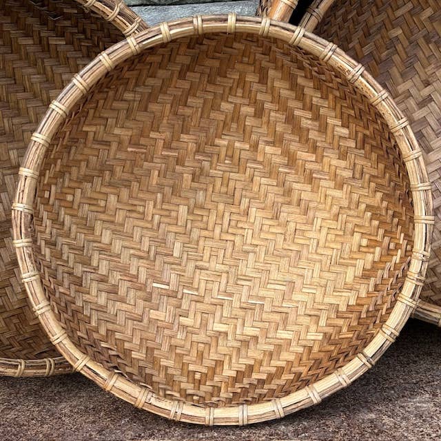Asia West - Wholesale Basket - Baskets-Nesting Set of 5 (14"w to 19"w)9