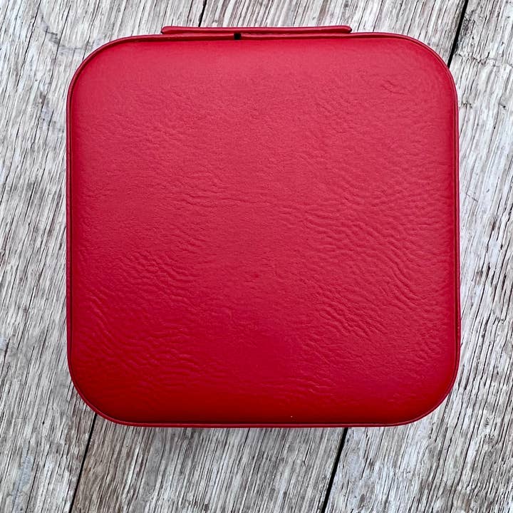 KW Custom Creations - Wholesale Jewelry Box/Organizer - Laserable Leatherette Travel Jewelry Box11