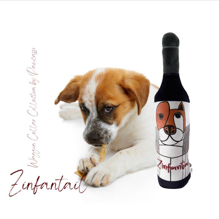 Pawcasso – wholesale Pet plush toy – Dog – Zinfantail1