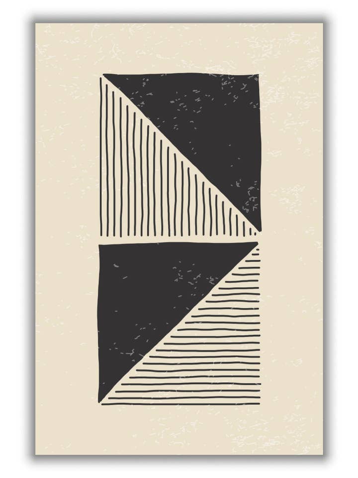 Serie de triángulos negros #2 para venta al por mayor de Stanley Print House