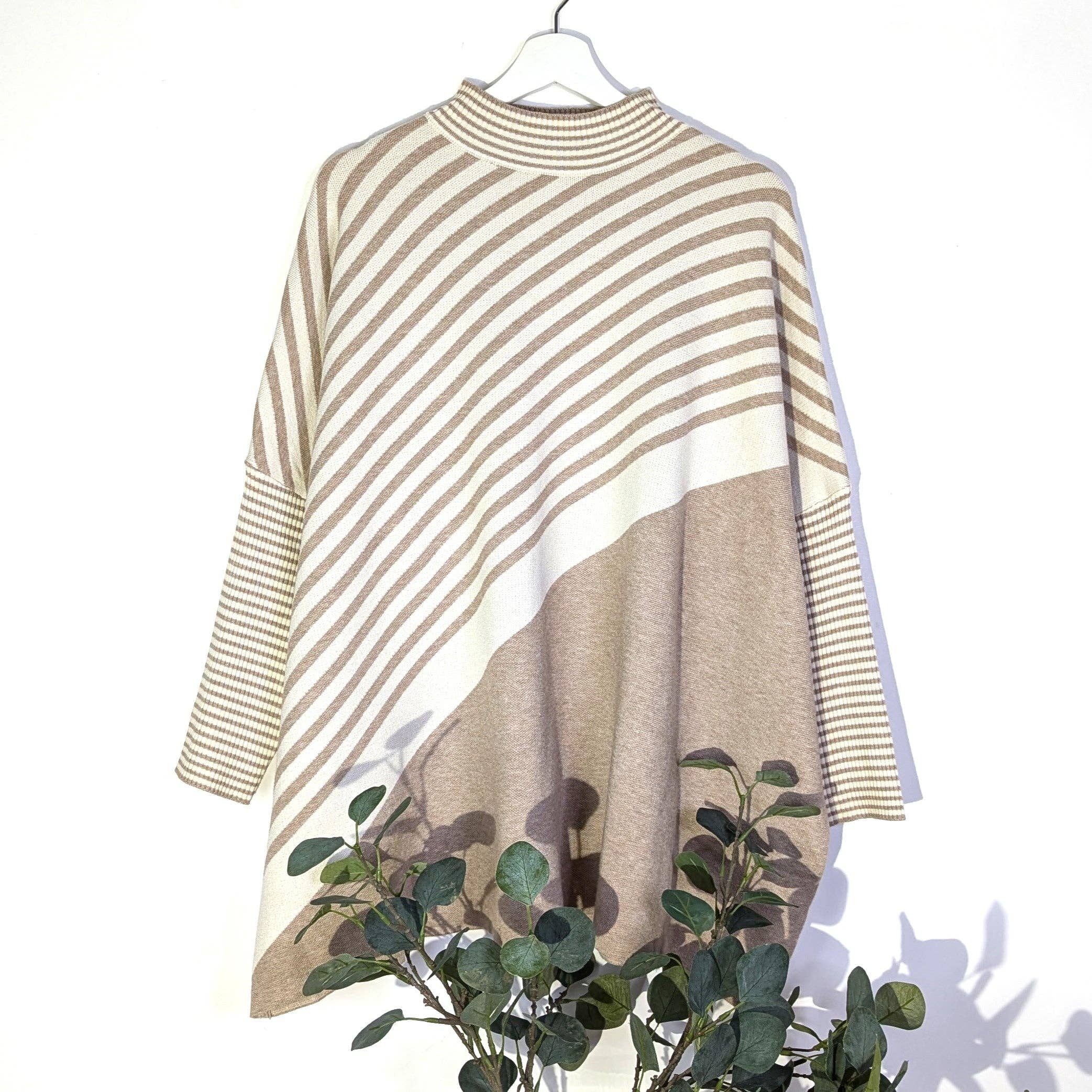 Tempest Designs - Wholesale Knit Sweater - Women's - Luxe knitted diagonal design free size jumper1