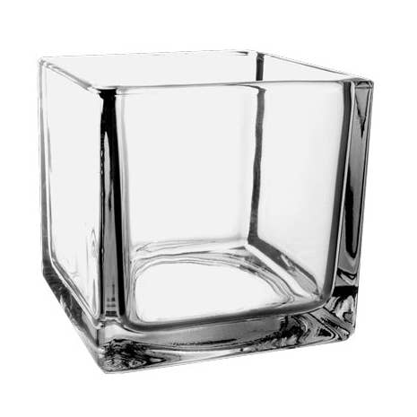 BFLA BUY FLOWERS LA - Wholesale Vase - SQUARE VASE 5 x 5 x 5 in0