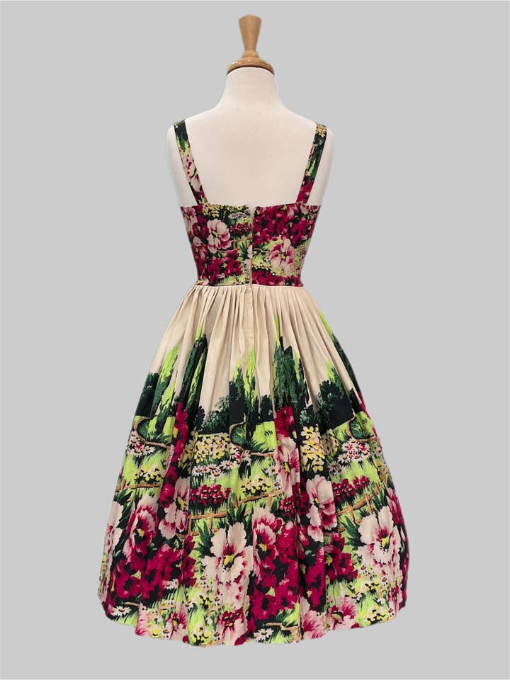 Retrospec'd Clothing - Wholesale Dress - Women's - Norma Jean The Garden Vintage Style Dress