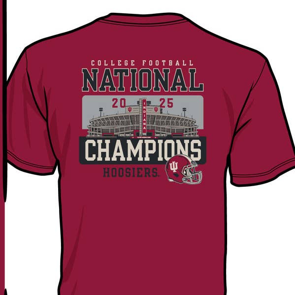 T-shirt Champion National des Hoosiers de l'Indiana pour la vente par Turnovers Inc