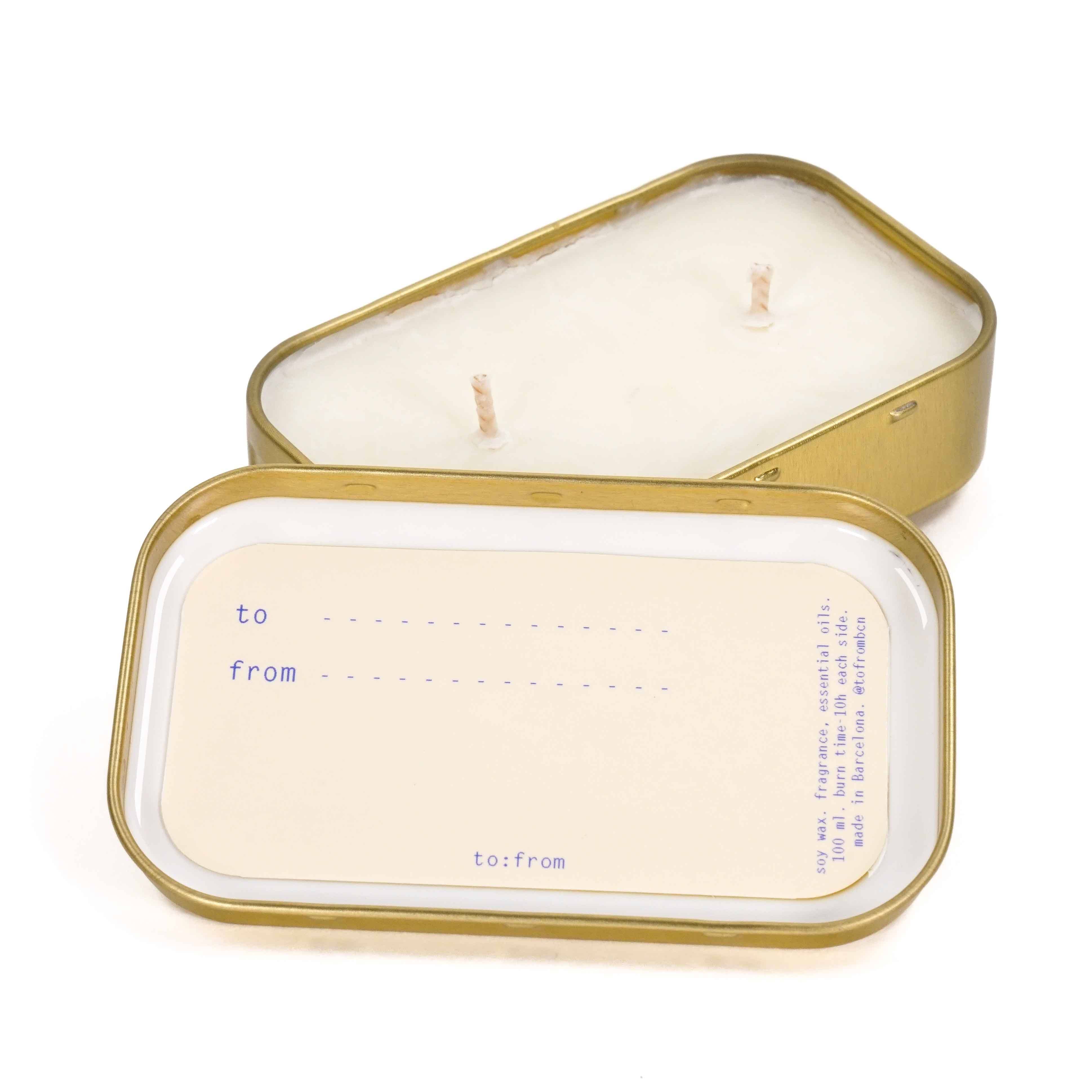 to:from - Wholesale Travel Candles - HAPPY BIRTHDAY candle (mimosa) 1