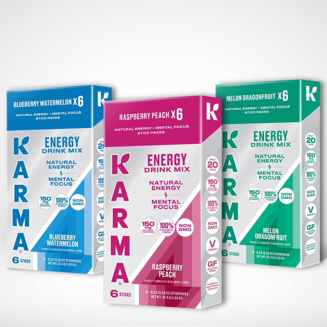 Karma Water - Wholesale Powdered Health Drink - Karma Energy Stick Packs2
