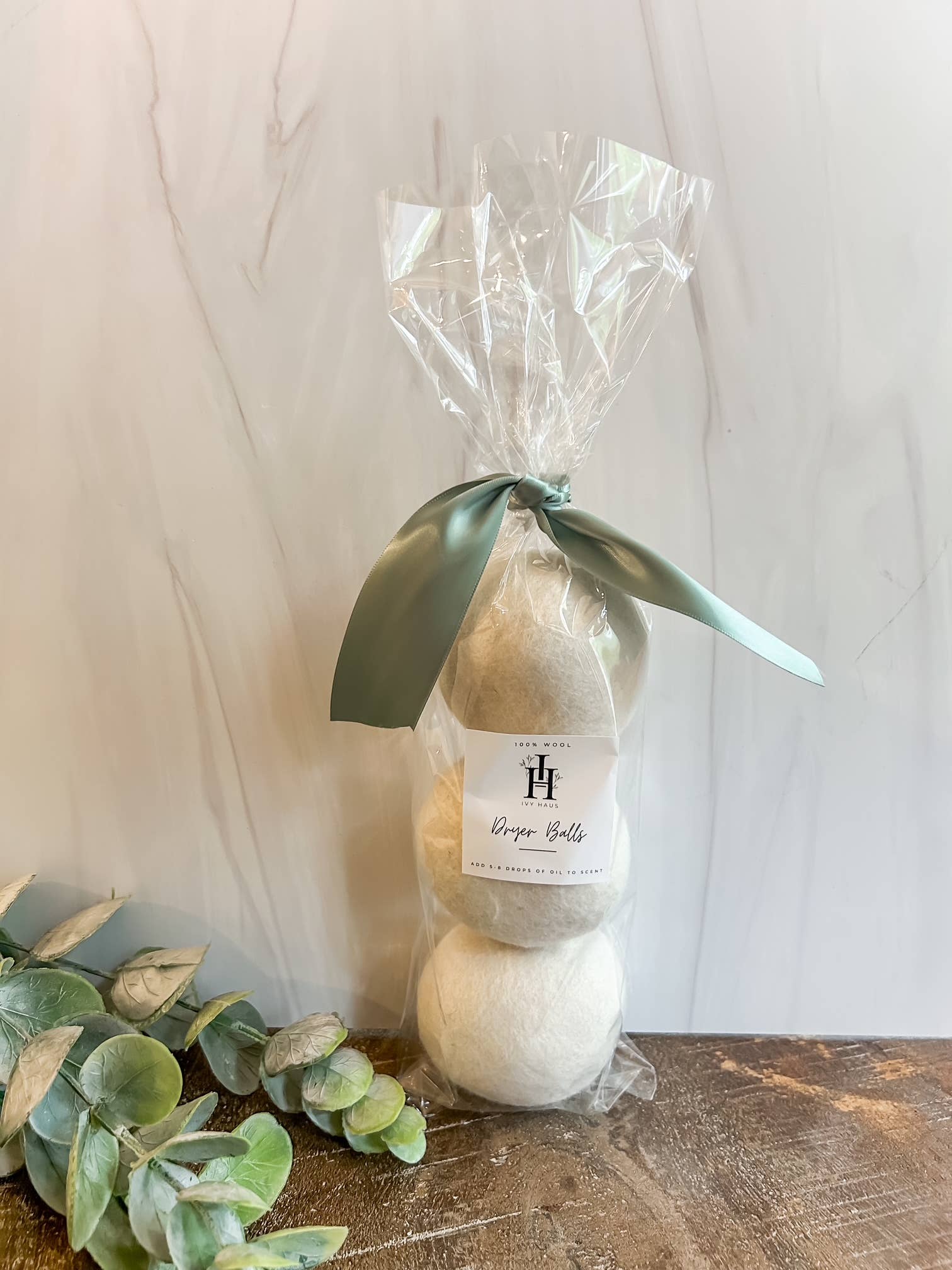 IVY HAUS - Wholesale Dryer Balls - Set/3 Wool Dryer Balls