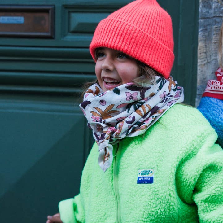 Maison Augustin - Wholesale Scarf – Women's - Matis Coral Adult Scarf 100 cm