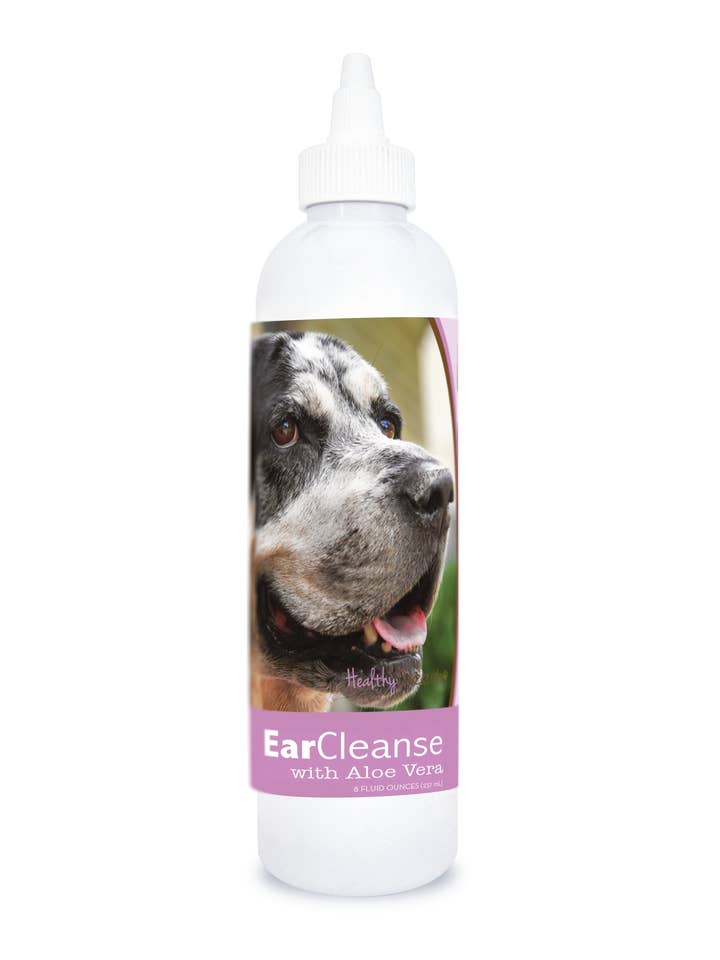 Bluetick Coonhound Ear Cleanse with Aloe Vera Sweet Pea 8 oz for wholesale by Healthy Breeds