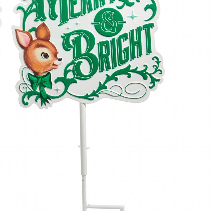 Dunn Deals - Wholesale Garden/lawn stake - Candy Cane Lane - 22" Sparkle Holiday Adjustable Yard Stake1