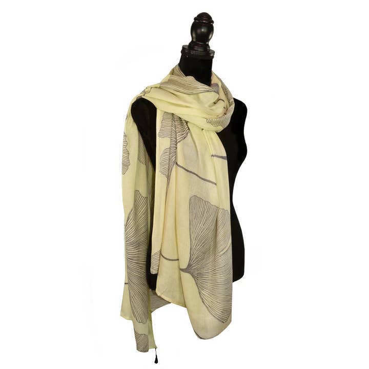 Dupatta Designs - Wholesale Scarf - Women's - Ginko Floral Scarf29