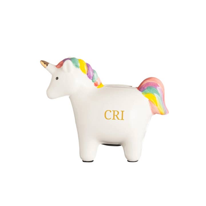 Creative Gifts International Inc. - Wholesale Money/Piggy Bank - Kids & Baby - Rainbow Unicorn Piggy Bank3